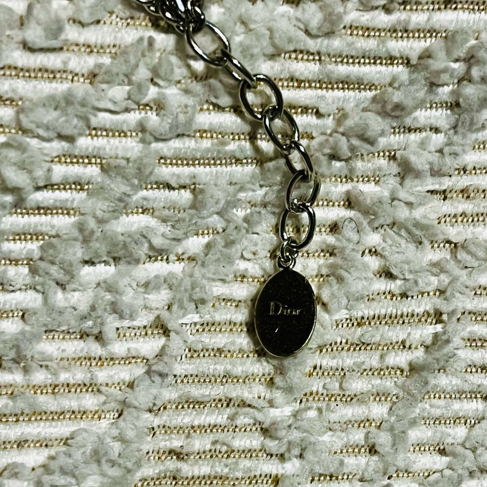 Authentic Christian Dior Necklace, Bracelet, and Cosmetics Pouch - Picture 9 of 9